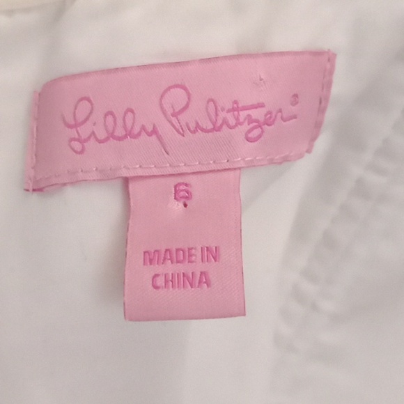 Lily Pulitzer Preppy Pastel Butter Yellow Gingham Coquette Girl A-Line Dress - Picture 7 of 8